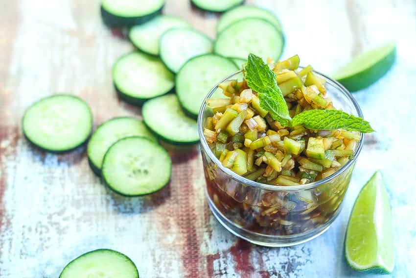 cucumber sambal condiment for meats and seafood www.foodfidelity.com #condiment #sauce #relish