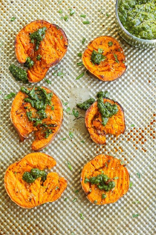 duck fat smashed sweet potatoes 