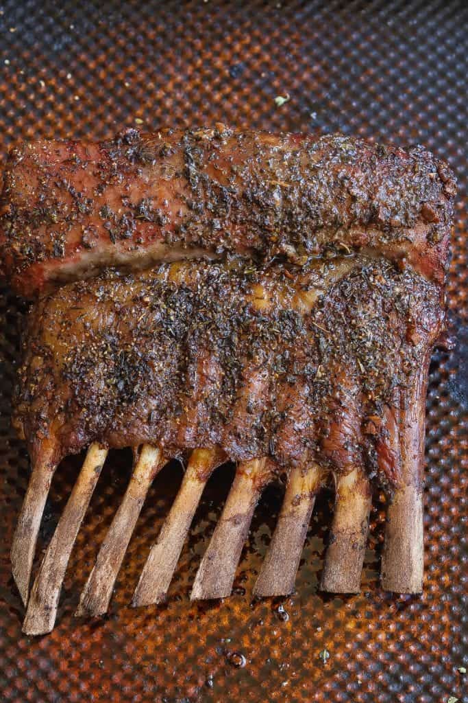 smoked rack of lamb