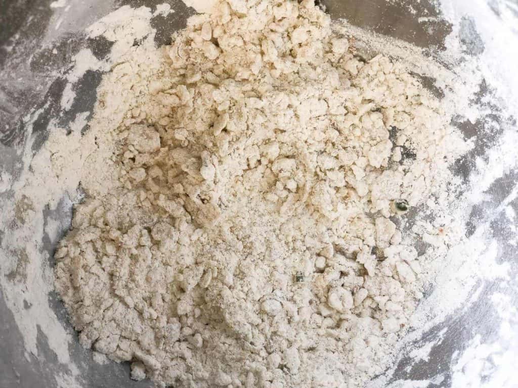 flour in a bowl