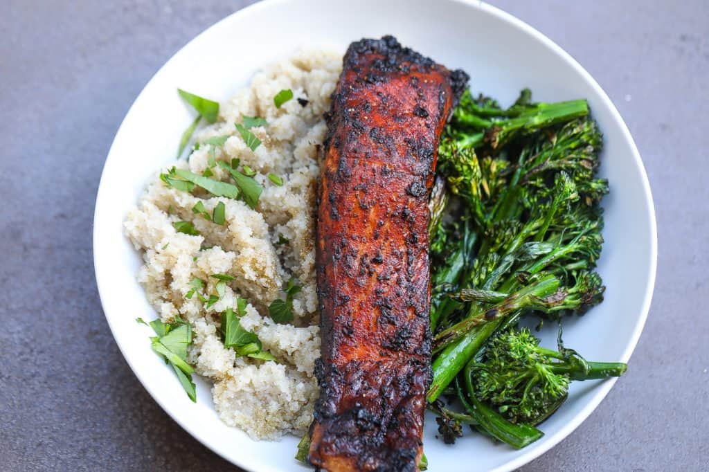 Air Fryer Jerk Salmon