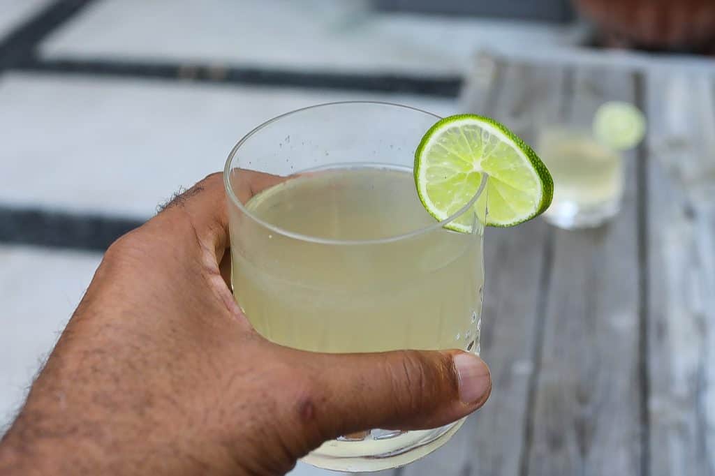 tom collins cocktail with kombucha