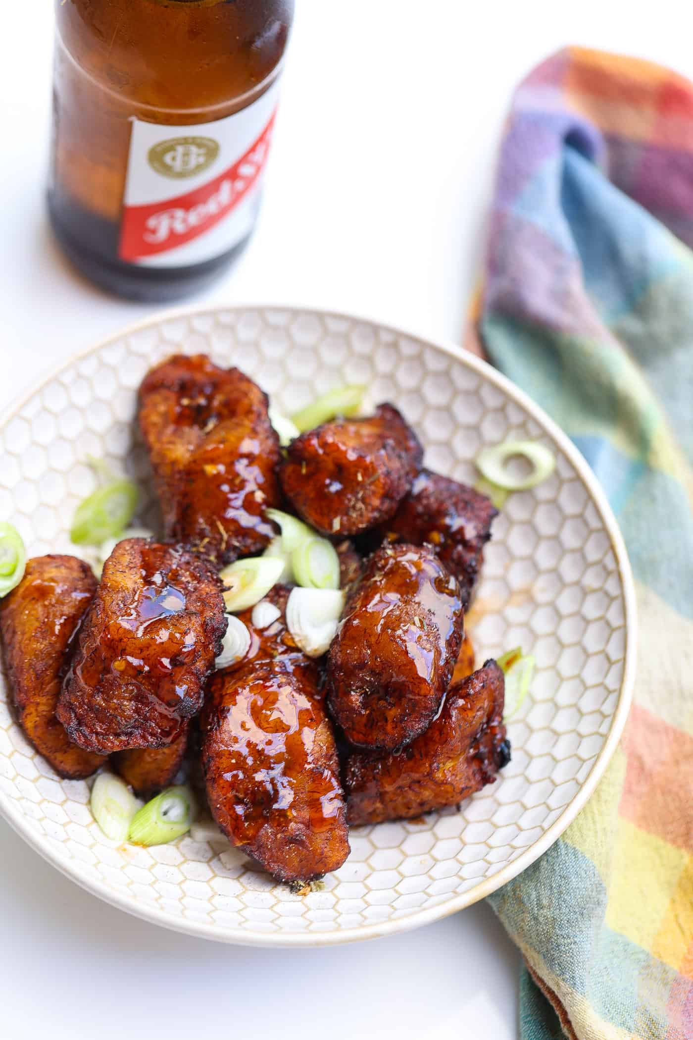 fried sweet plantains in a bowl