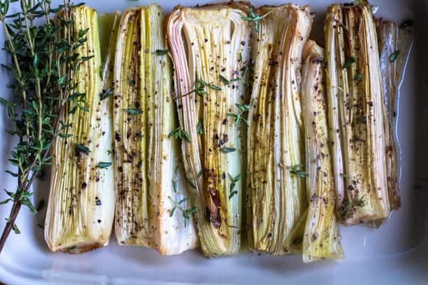 Roasted Leeks