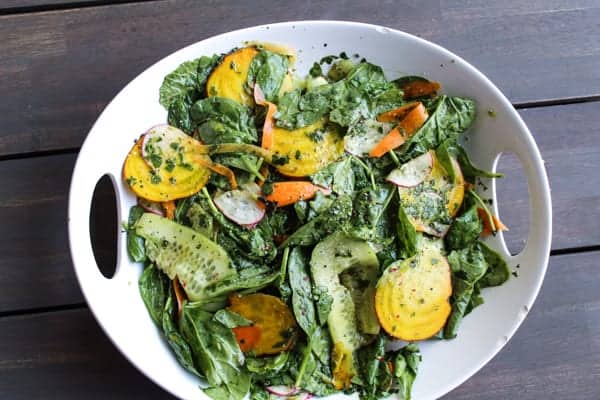 Shaved Root Vegetables Salad