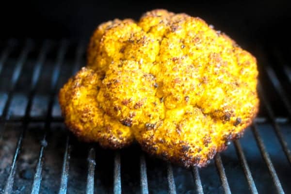 Jerk Smoked Whole Cauliflower