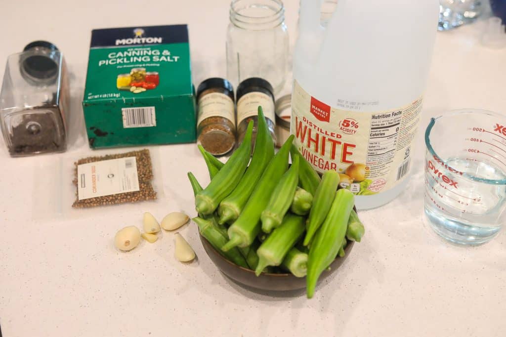 pickled okra ingredients