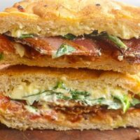 stacked BLT sandwich