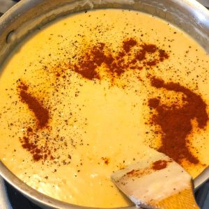 seasoned cheese sauce