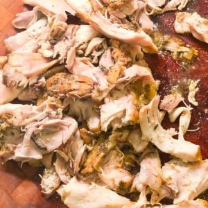 chopped chicken