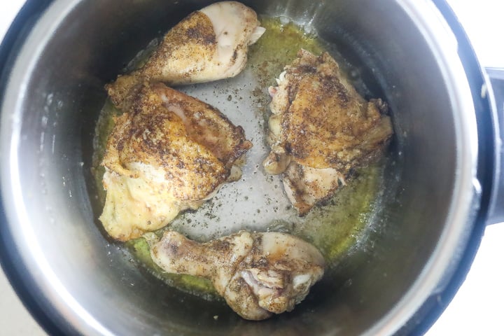 chicken browning in instant pot