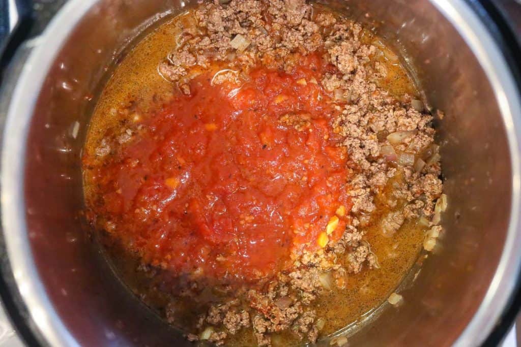 sauce with ground beef
