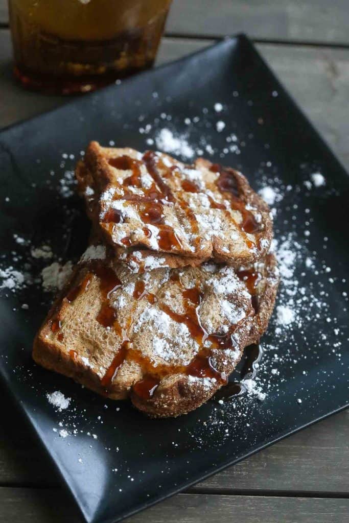 syrup sandwich on a plate