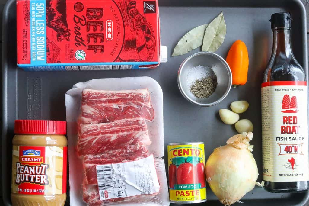 beef short ribs ingredients