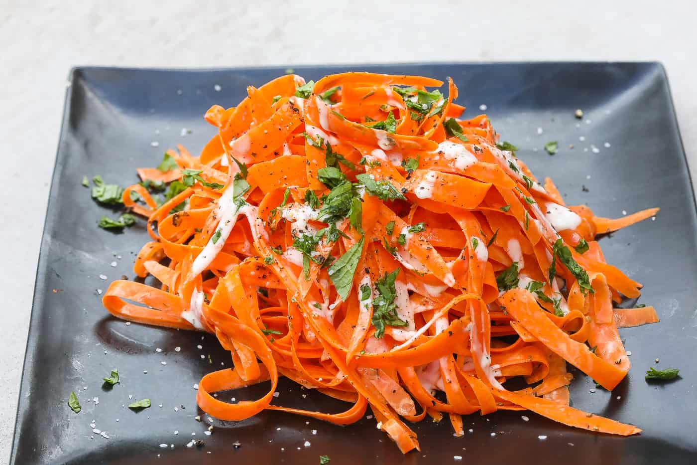 Simple Shredded Carrot Salad Recipe - Food Fidelity