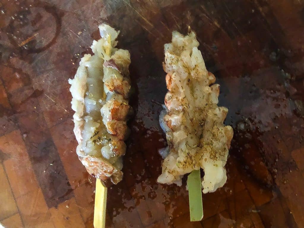 lobster on stick