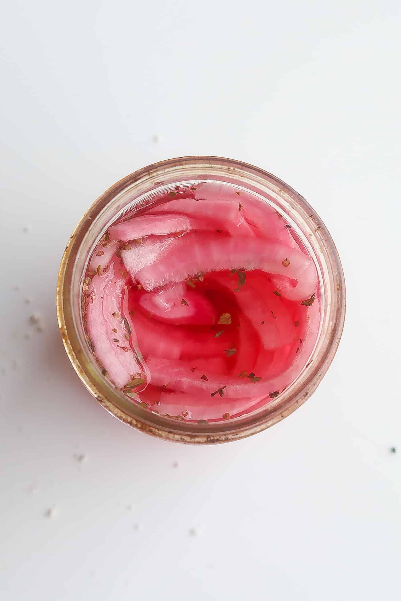 pickled red onions