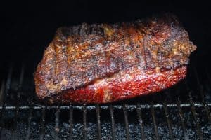 brisket on the grill