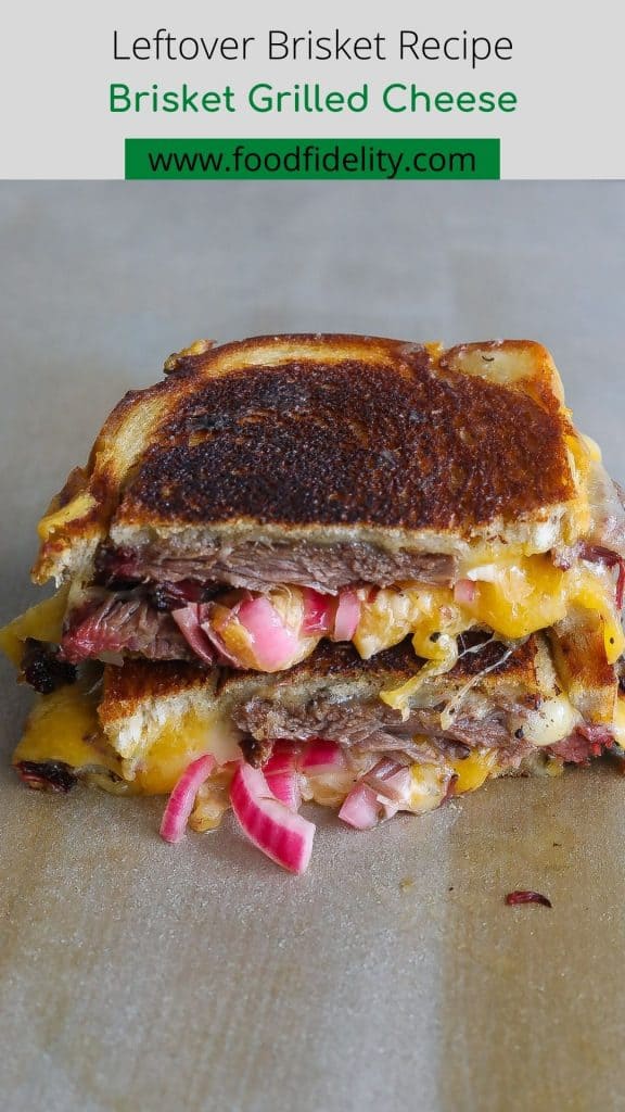 brisket grilled cheese sandwich