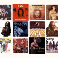 photo collage of music album covers