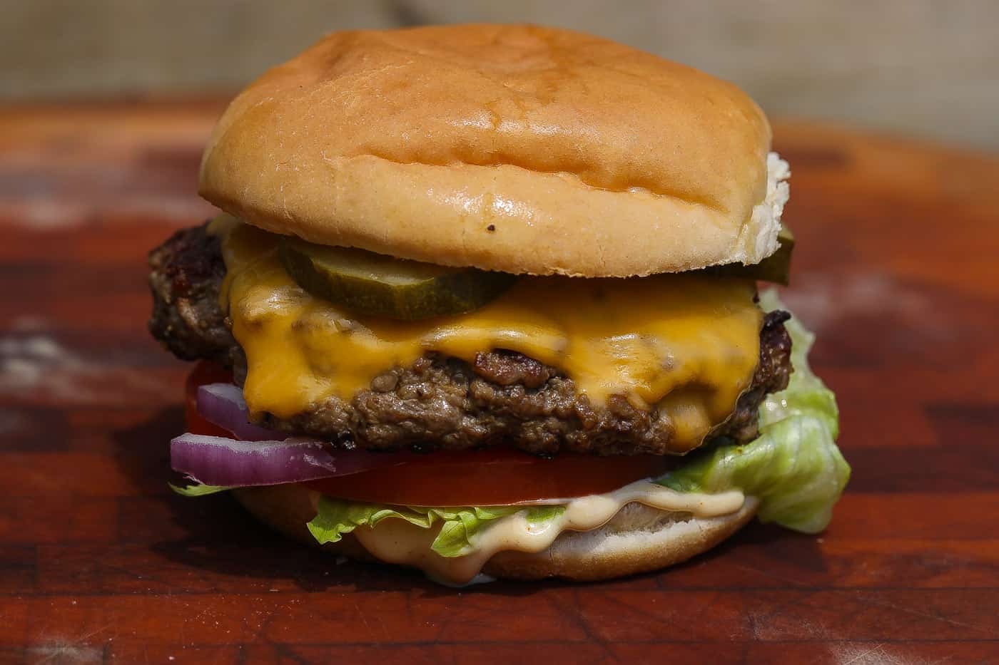 Peanut Butter and Jelly Smash Burgers - Over The Fire Cooking