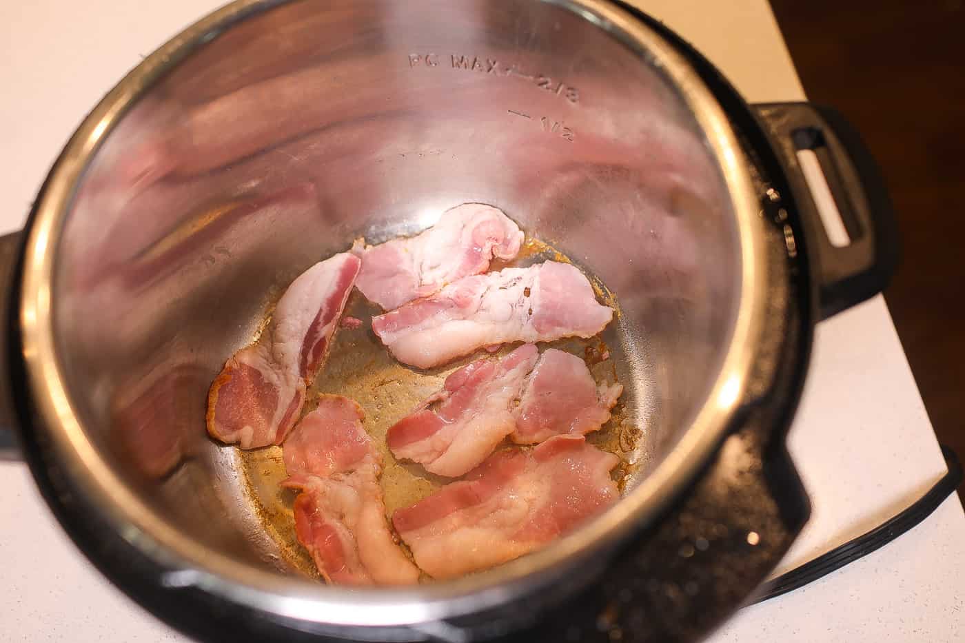 bacon frying in instant pot