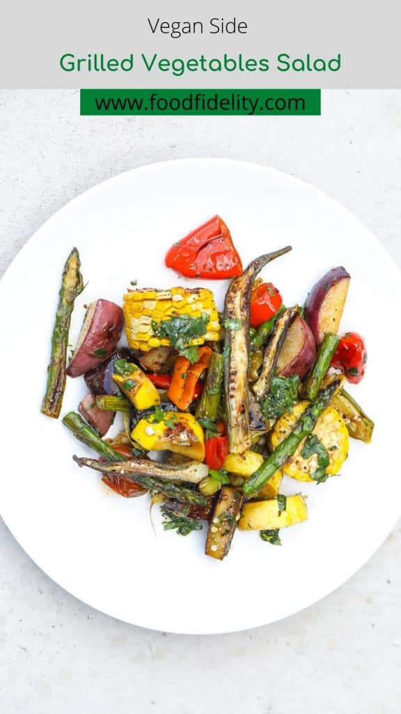 grilled vegetable salad with citrus herb vinaigrette