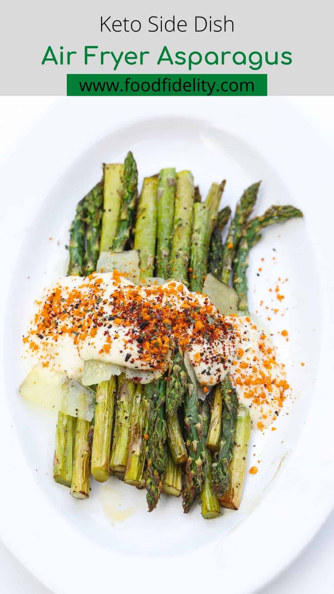 Quick Cook Air Fryer Asparagus {Recipe & Video} - Food Fidelity