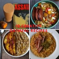 collage of oatmeal recipes