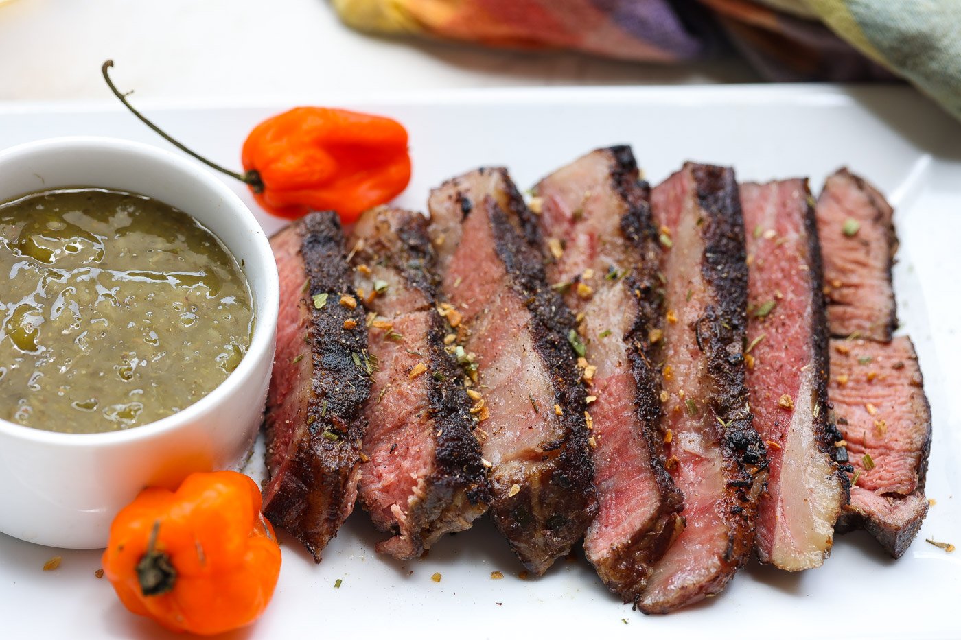 Sous Vide Flank Steak With Creamy Peppercorn Sauce - Went Here 8 This