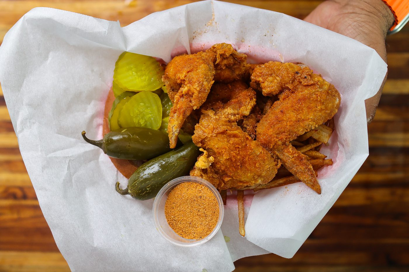Crispy Dry Rubbed Fried Chicken Wings - Food Fidelity